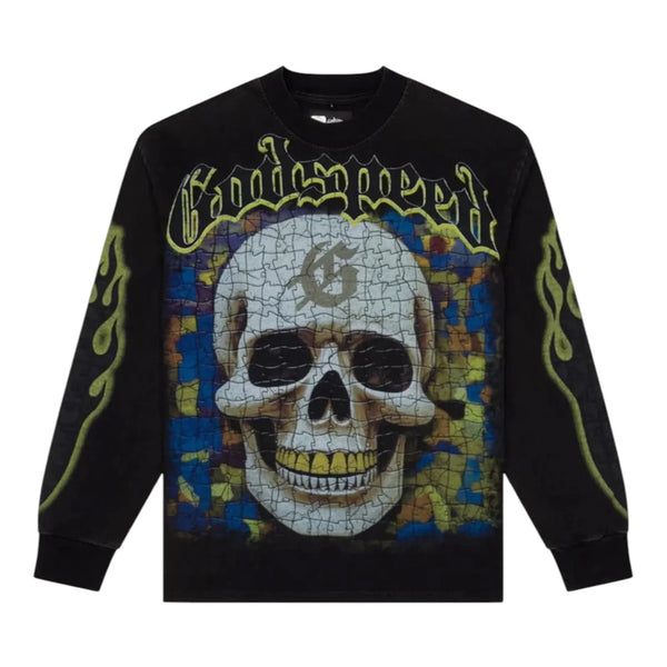 Godspeed Puzzle L/S Tee (Black) - Preowned