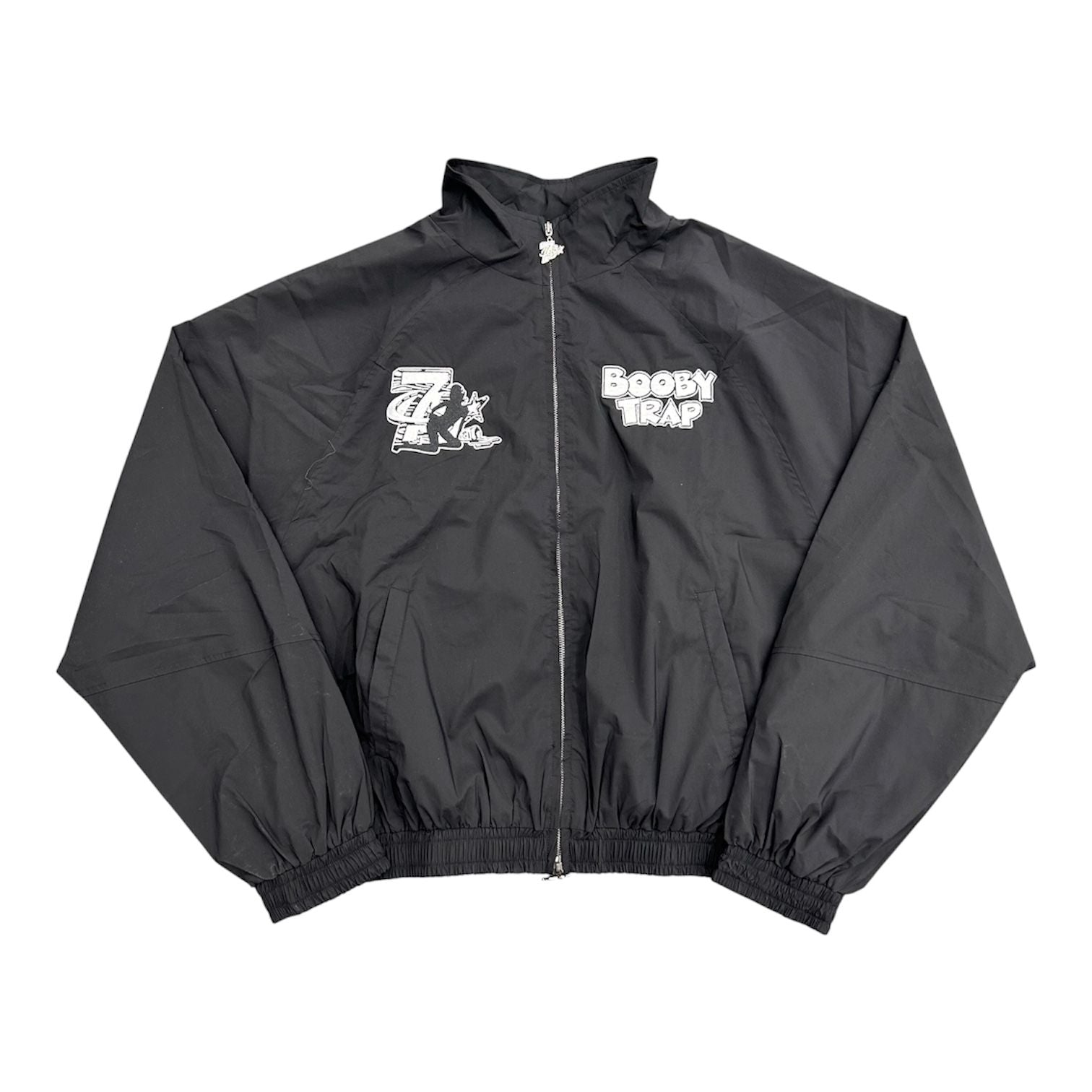Triple 7's Booby Trap Nylon Jacket (Black)