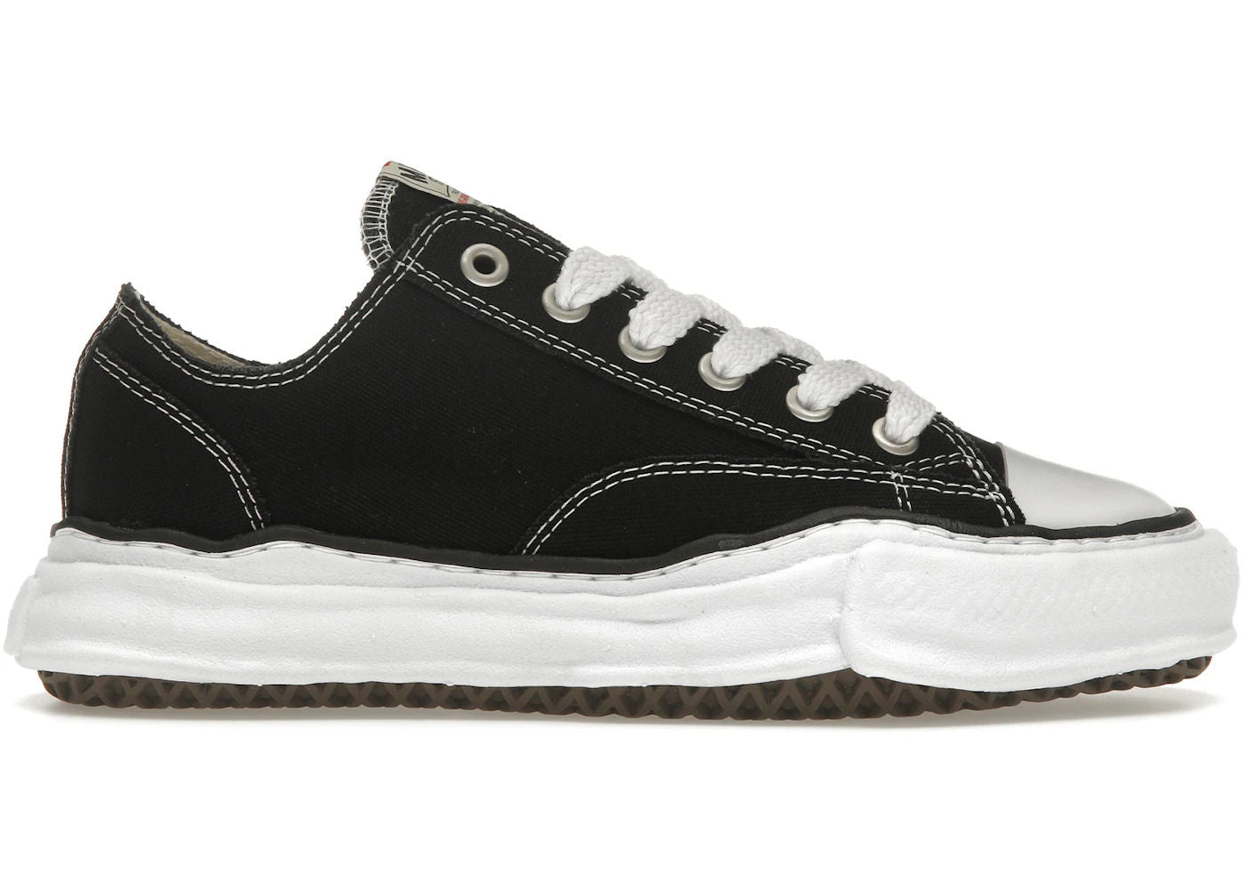Maison Mihara Yasuhiro Hank OG Sole Canvas Low (Black) - Preowned