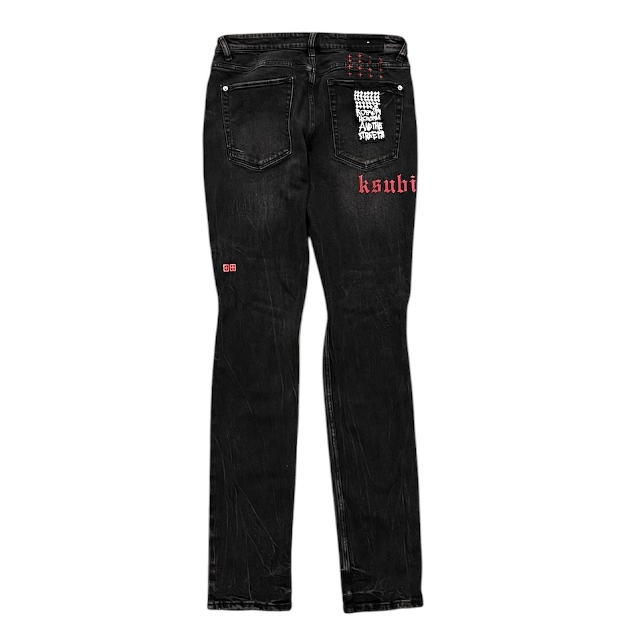 Ksubi Van Winkle Sonic Kult Jean (Black) - Preowned