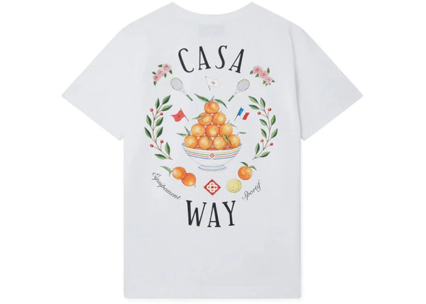 Casablanca Casa Way T-shirt White - Preowned