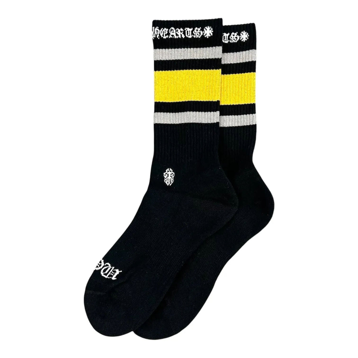 Chrome Hearts Sport Socks (Black/Yellow)