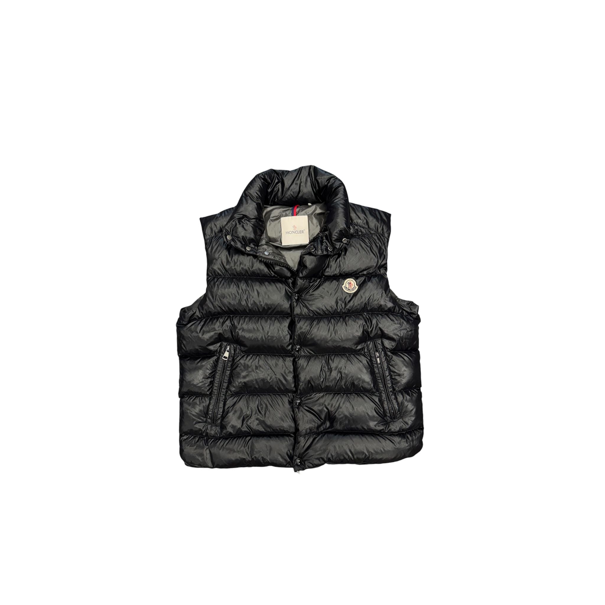 Moncler Tib Gilet Vest (Black) - Preowned