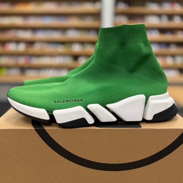 Balenciaga Speed 2.0 Sneaker Green - Preowned