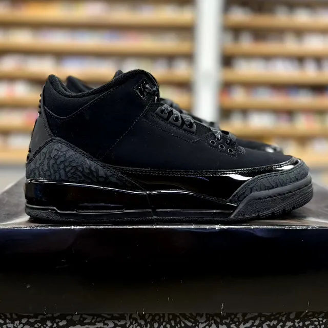 Jordan 3 Retro Black Cat (2025) (GS) - Preowned