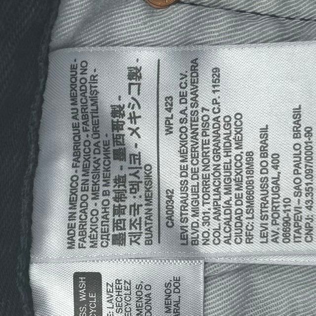 Denim Tears x Levi's Cotton Wreath Jean Black - Preowned