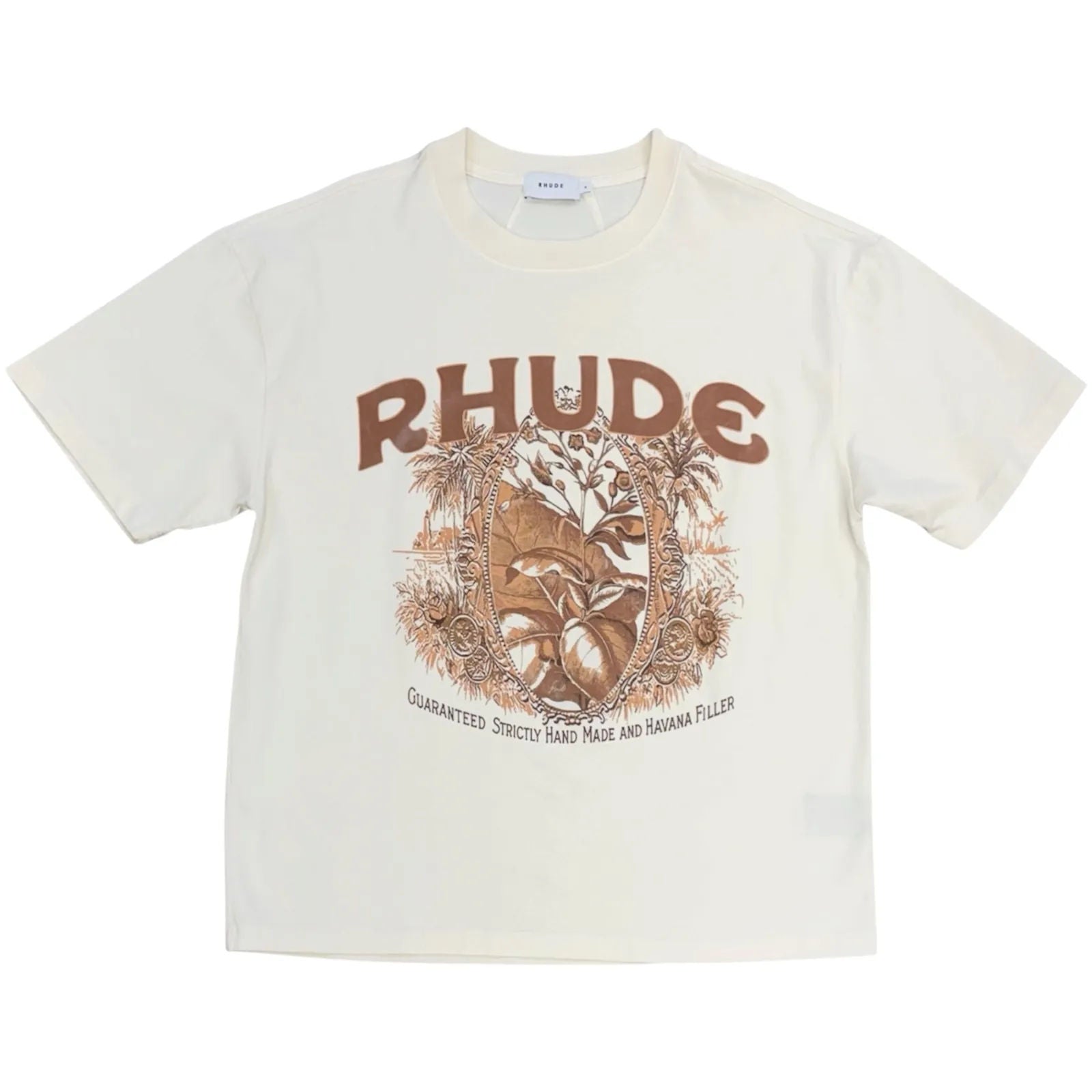 Rhude Cigaro Tee (Vintage White) - Preowned