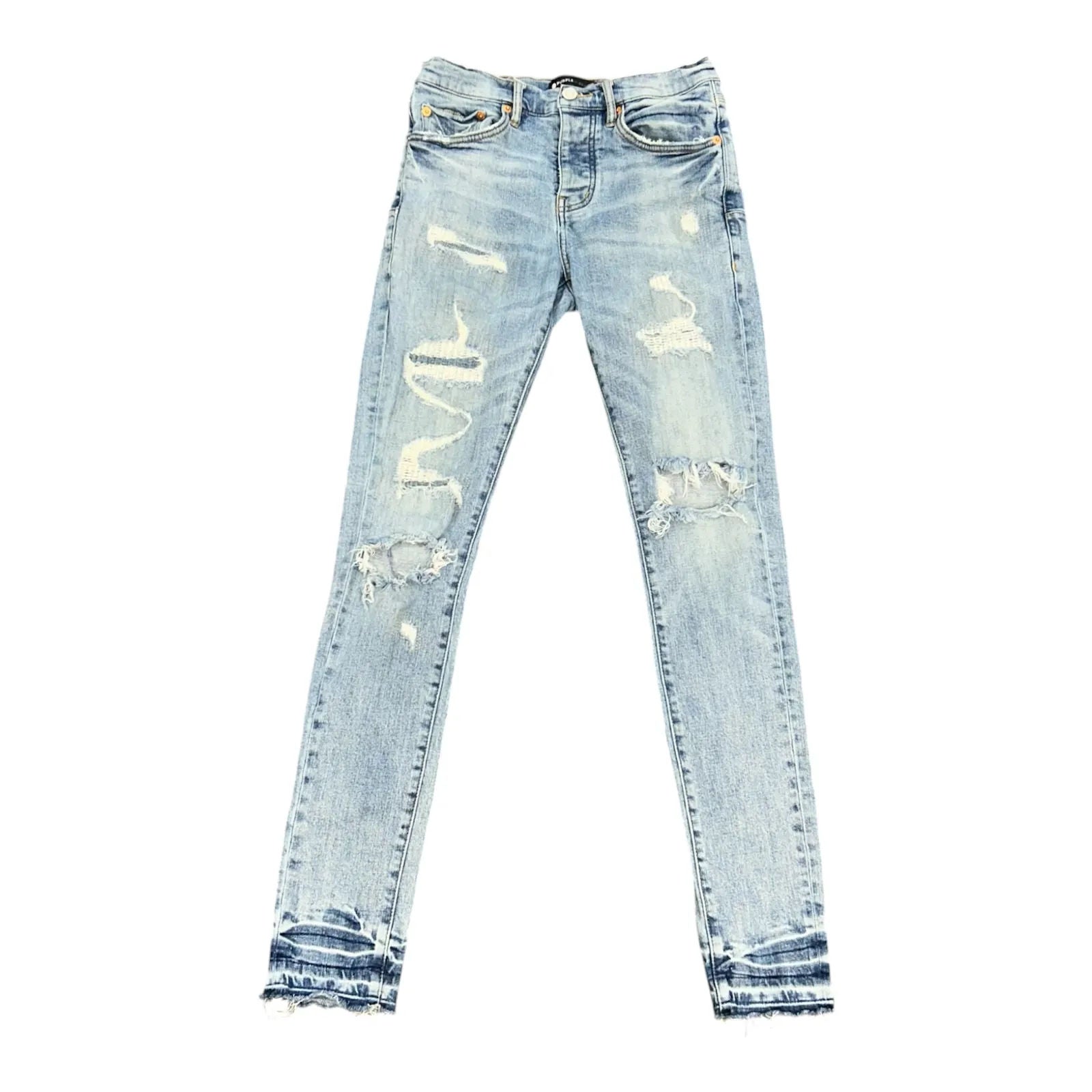 Purple Brand P.001 Repair Jeans (Light Wash) - Preowned