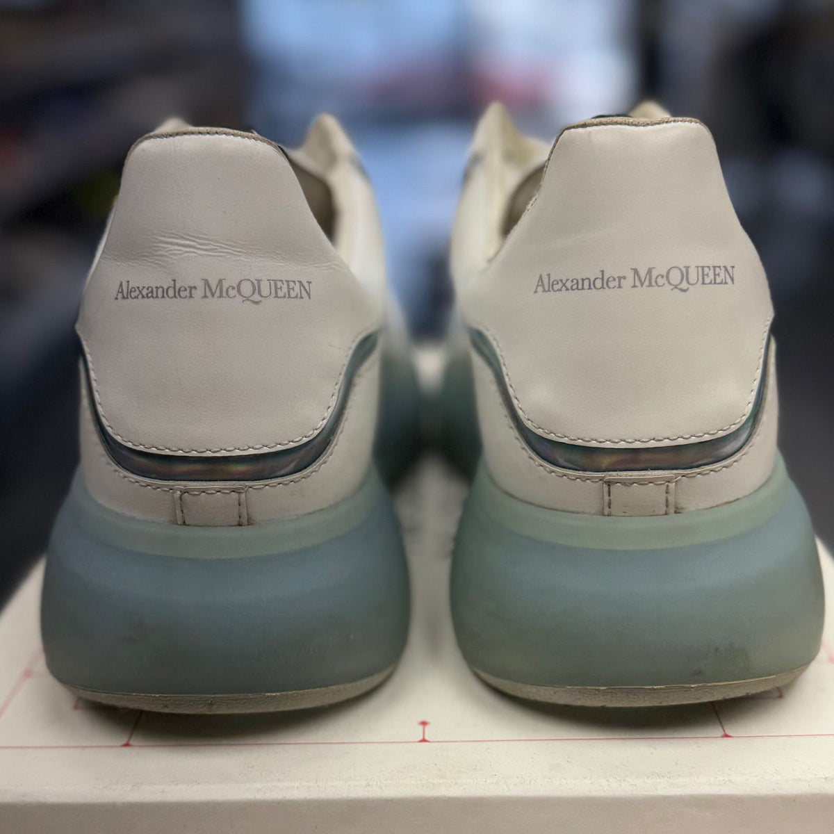Alexander McQueen Oversized Sneaker White Multicolor - Preowned
