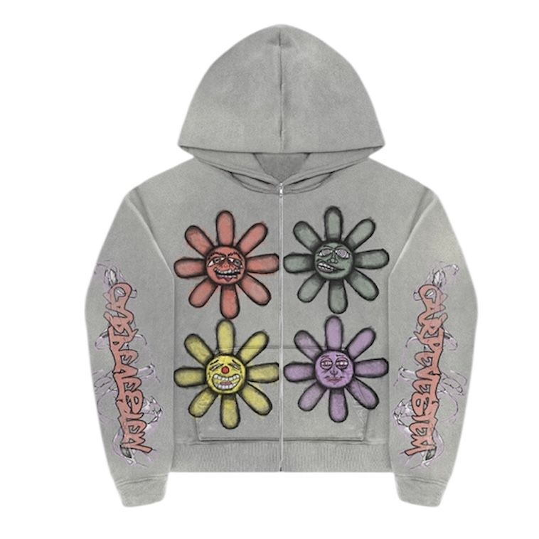 Carpe Vestem Mood Zip Up Hoodie (Gray)