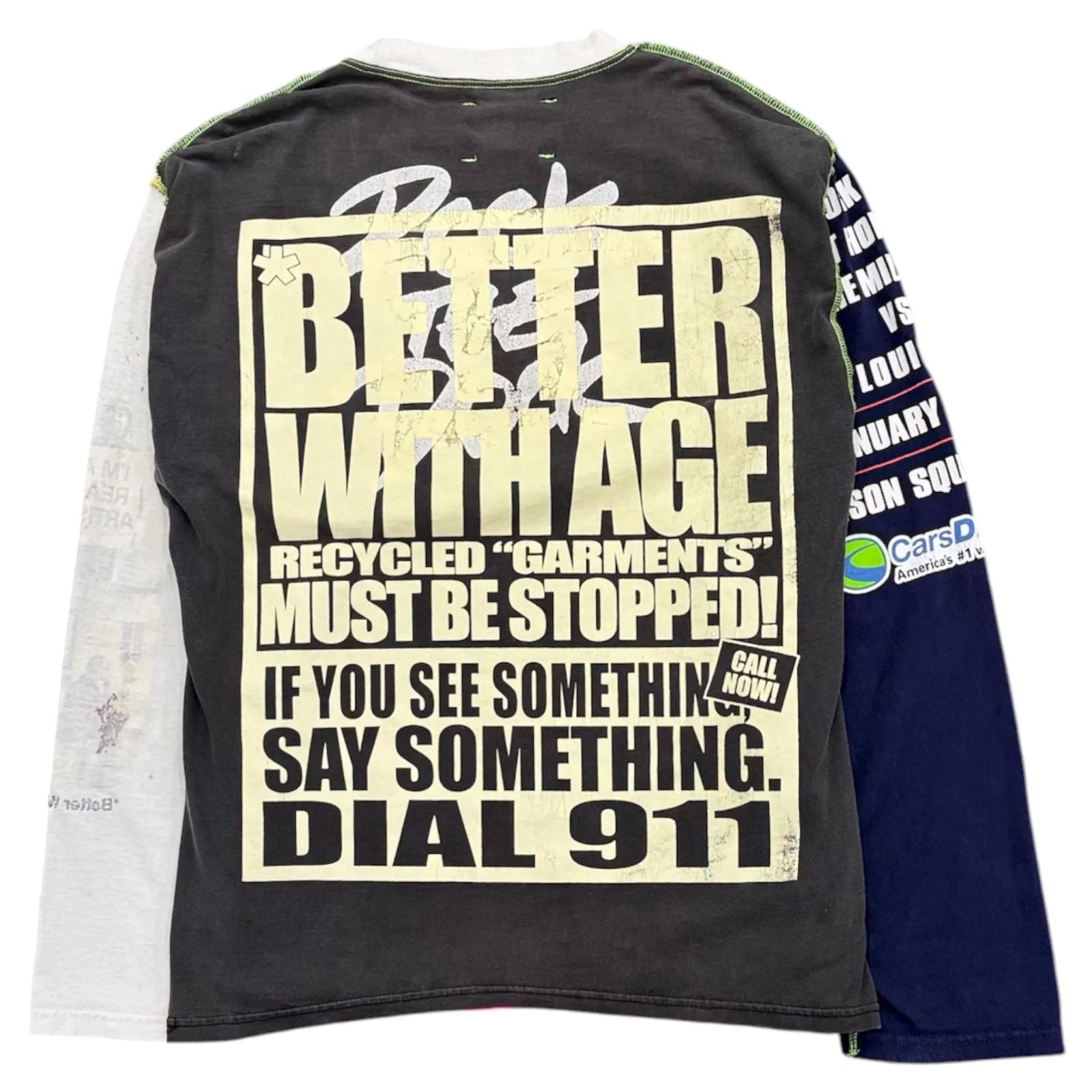 Betterwithage Smear Reversible L/S Tee (Multi) - Preowned