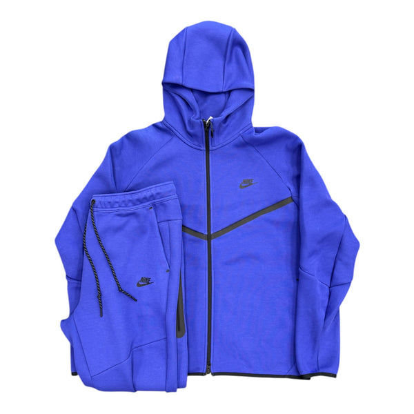 Nike Sportswear Tech Fleece Full-Zip Hoodie & Joggers Set (Deep Night)