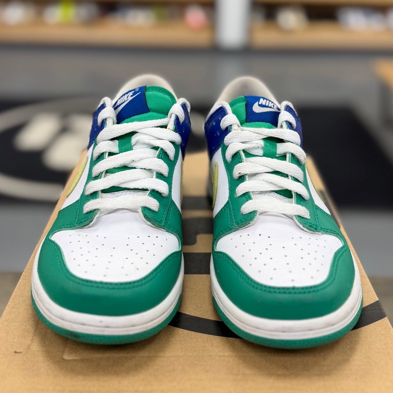 Nike Dunk Low Stadium Green Game Royal (GS) - Preowned