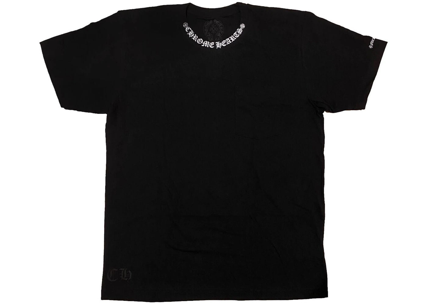 Chrome Hearts Neck Logo Tee (Black( - Preowned