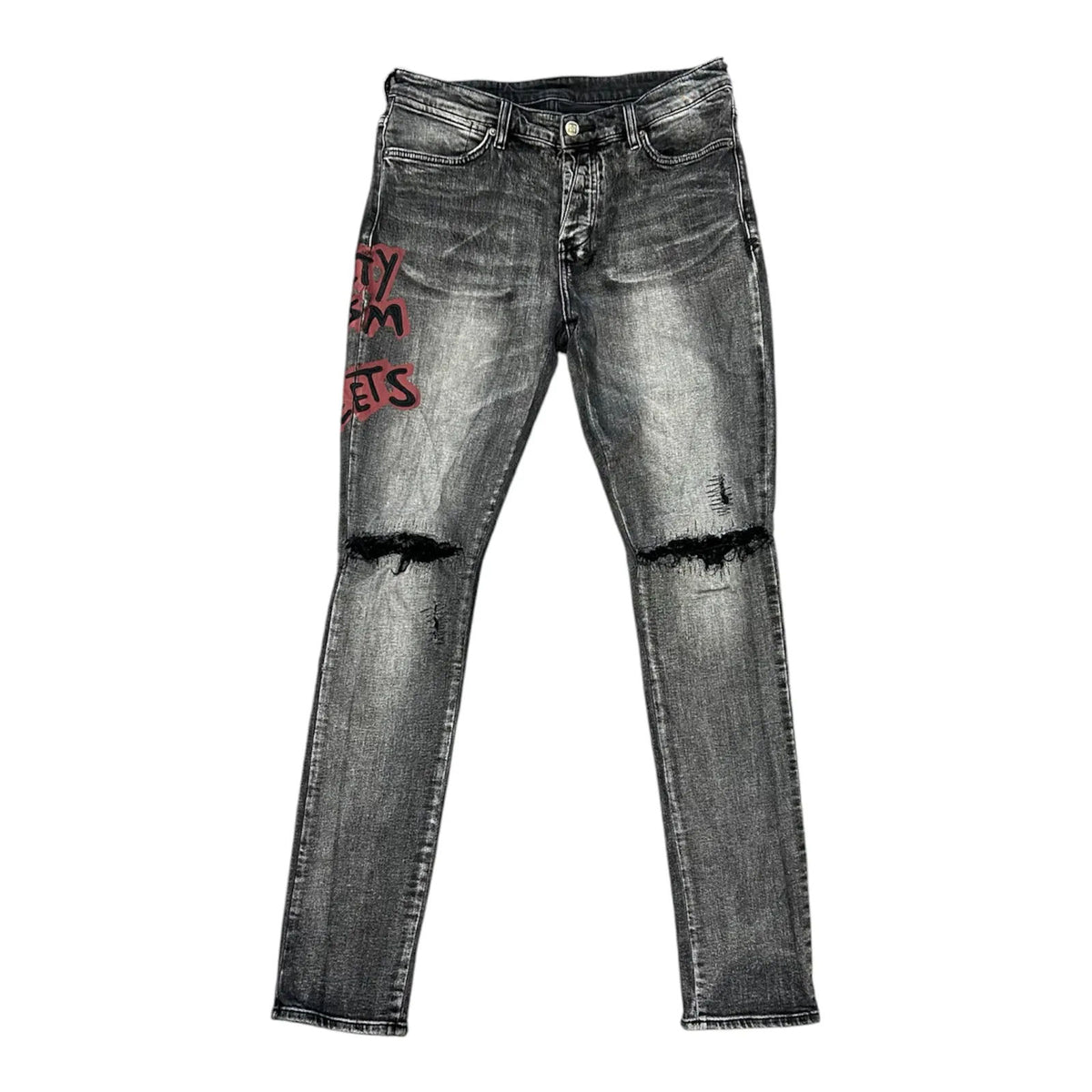 Ksubi Jean Van Winkle Spray 001 (Black) - Preowned