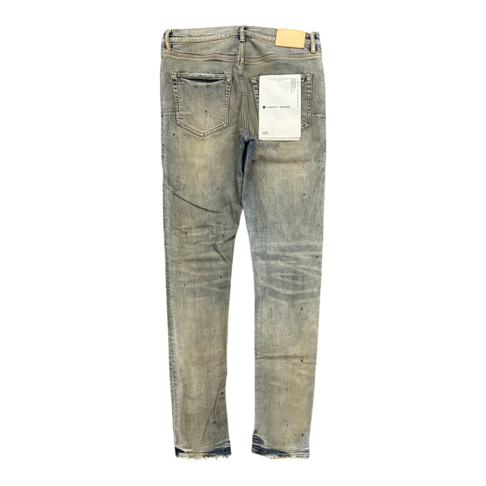 Purple Brand Indigo Oil Repair Skinny Jeans (Indigo) - Preowned