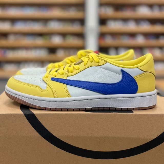Jordan 1 Retro Low OG SP Travis Scott Canary (Women's) - Preowned
