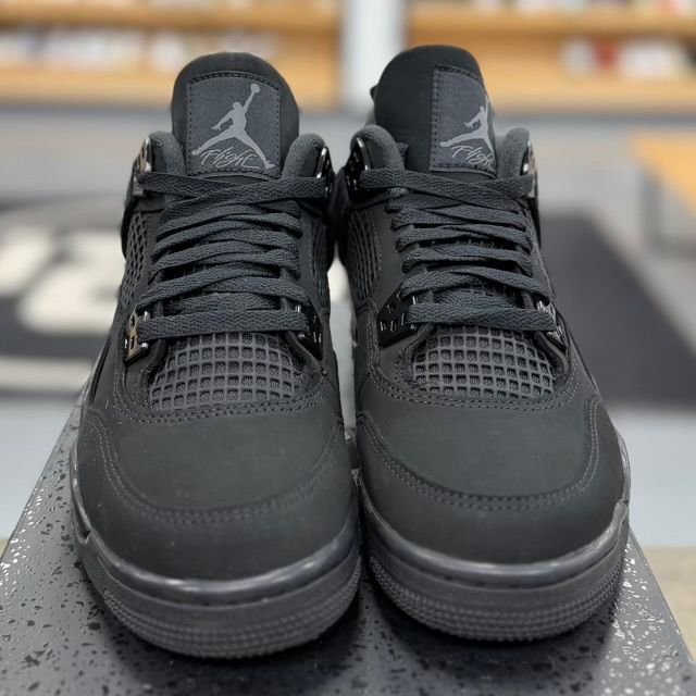 Jordan 4 Retro Black Cat (2025) (GS) - Preowned