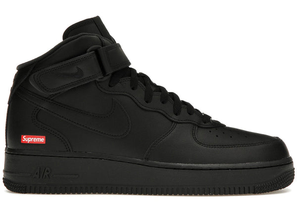 Nike Air Force 1 Mid Supreme Black - Preowned