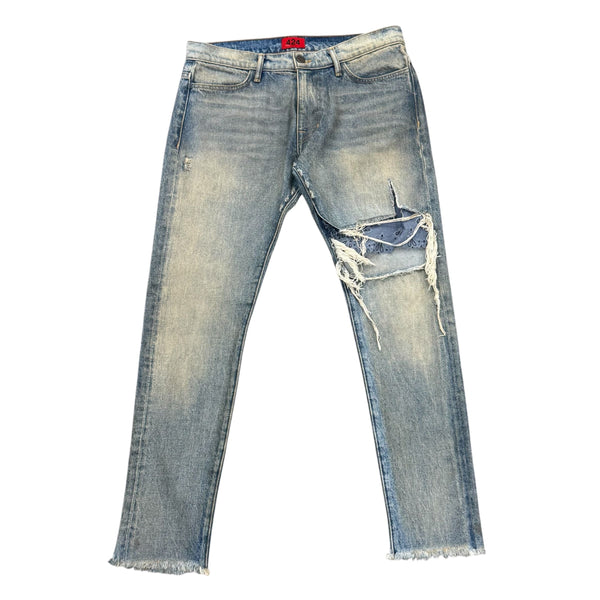 424 Thrashed Bandana Denim
