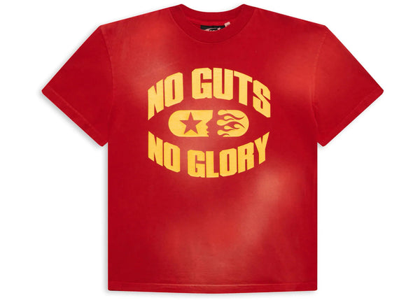Hellstar No Guts No Glory T-shirt Red - Preowned