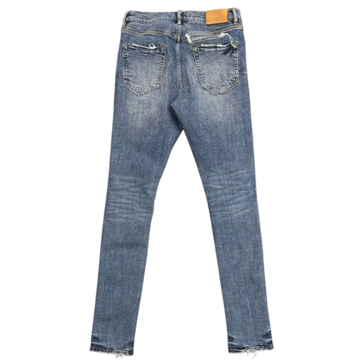 Purple Brand P.001 Distressed Camo Jeans (Medium Wash) - Preowned