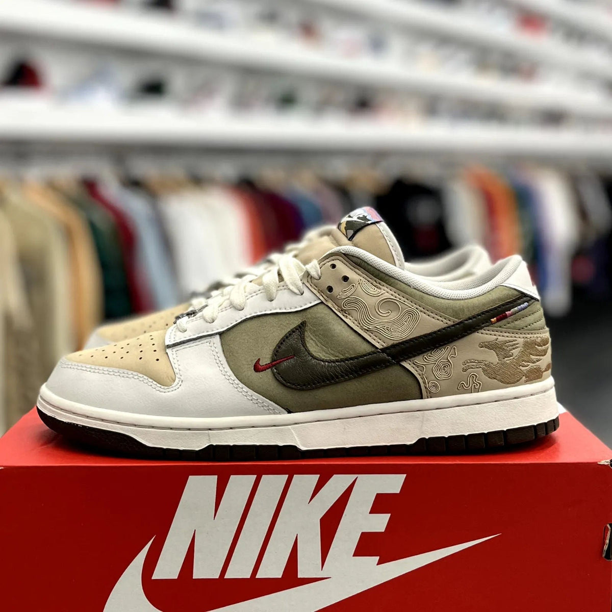 Nike Dunk Low Pegasus Pack Linen Phantom - Preowned