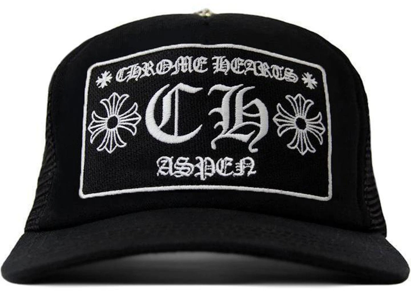 Chrome Hearts CH Aspen Exclusive Trucker Hat Black