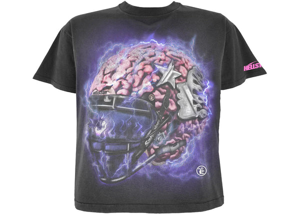 Hellstar Powered By The Star T-Shirt Black - Preowned