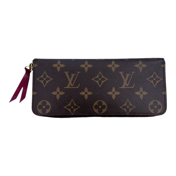 Louis Vuitton Clemence Wallet Monogram Fuchsia - Preowned