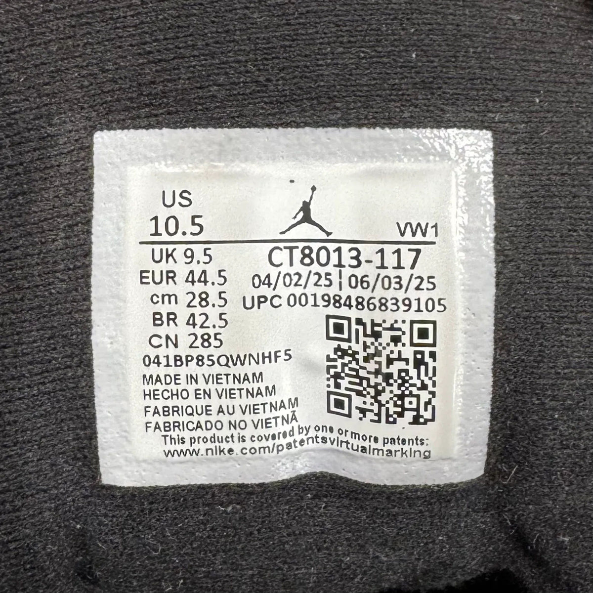 Jordan 12 Retro Taxi (2025) - Preowned