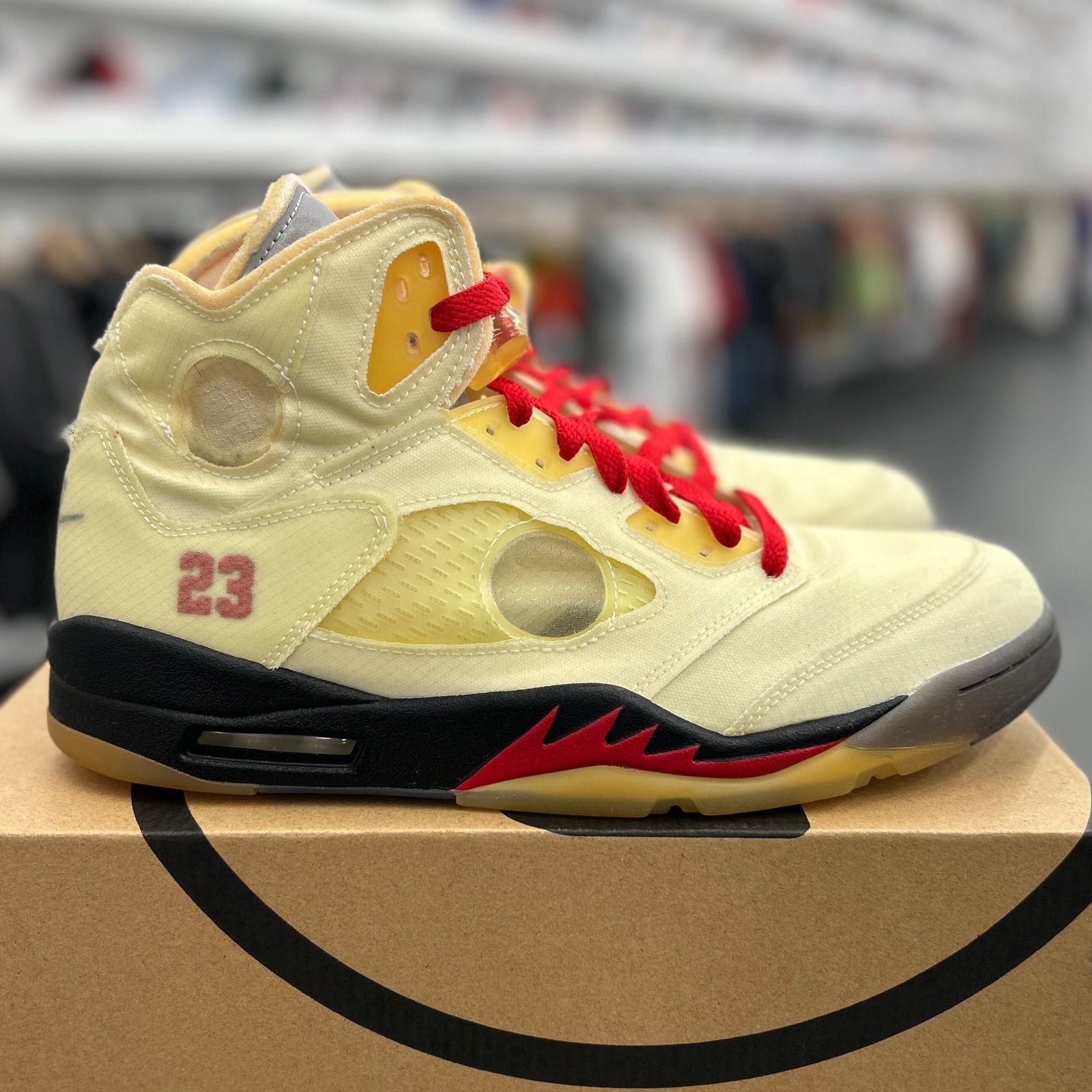 Jordan 5 Retro Off-White Sail - Preowned