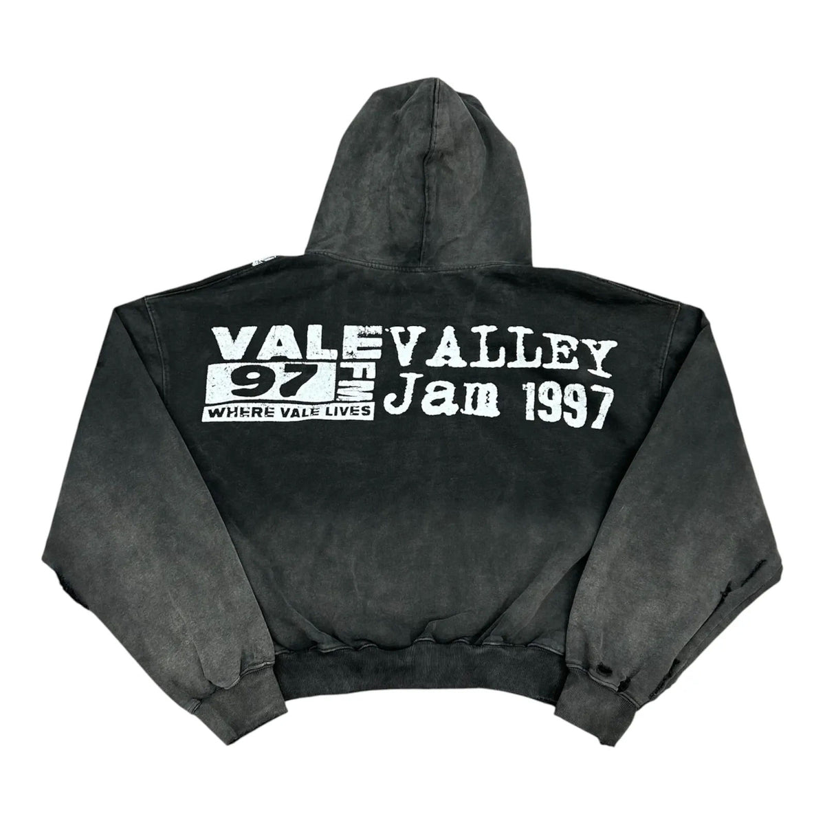Vale Forever Big Chain Hoodie (Black) - Preowned