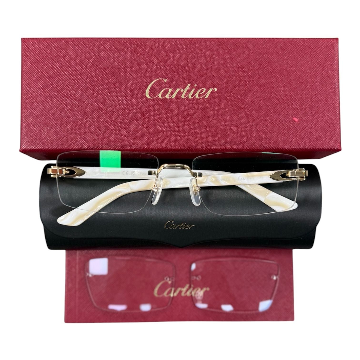 Cartier Composite Frames (Bone)