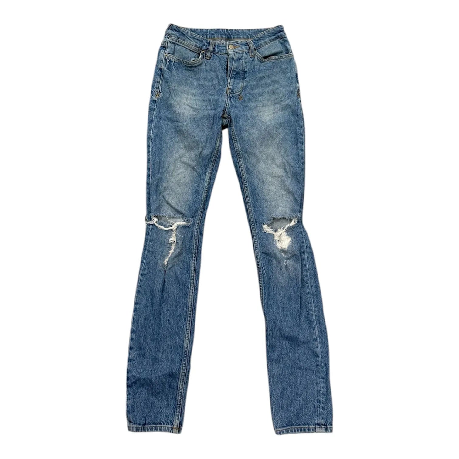 Ksubi Jeans Knee Slit (Blue) - Preowned