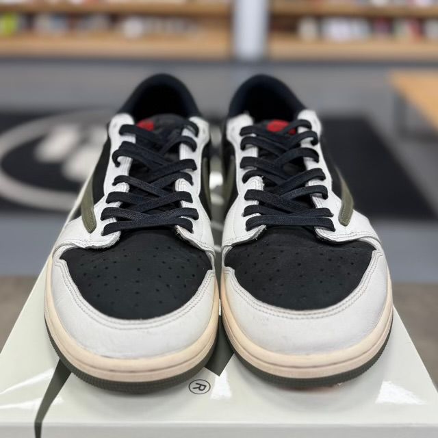 Jordan 1 Retro Low OG SP Travis Scott Olive (Women's) - Preowned