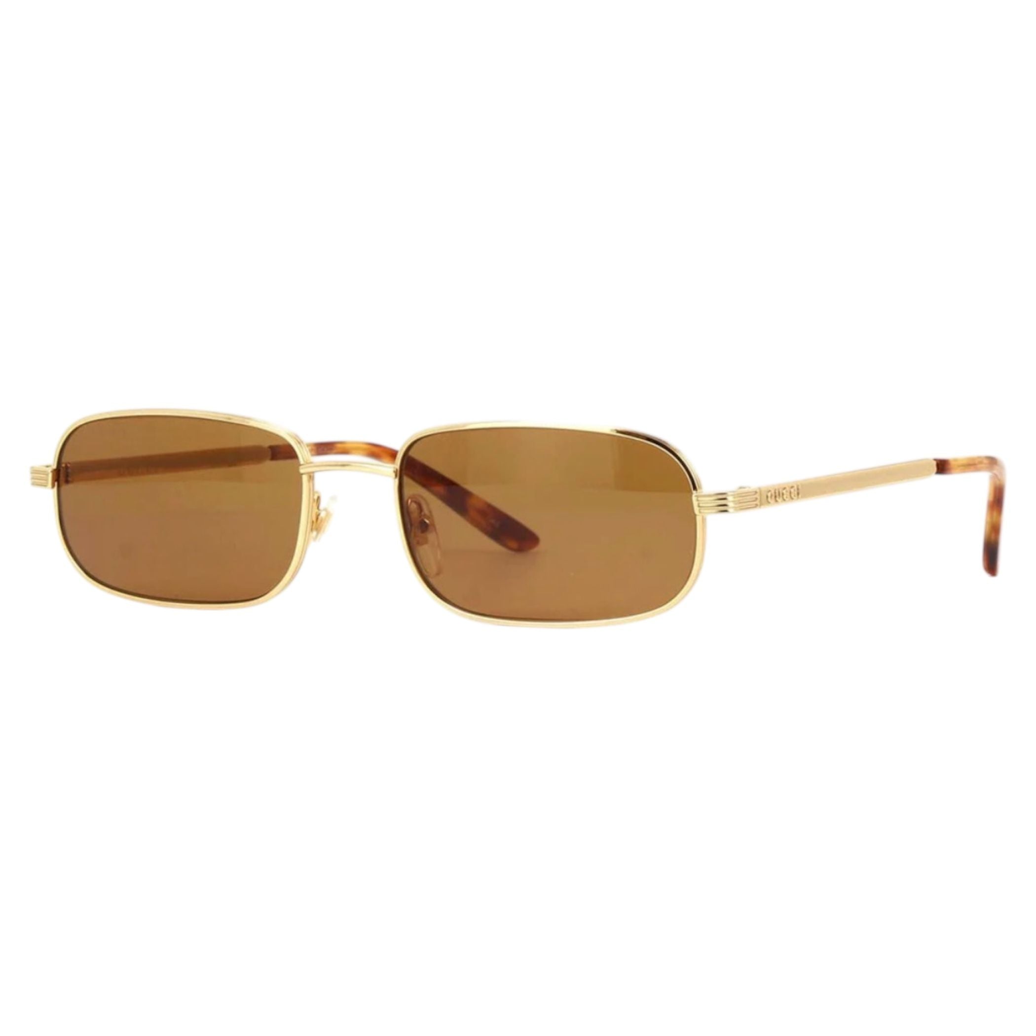 Gucci GG1457S Sunglasses (Gold Brown)