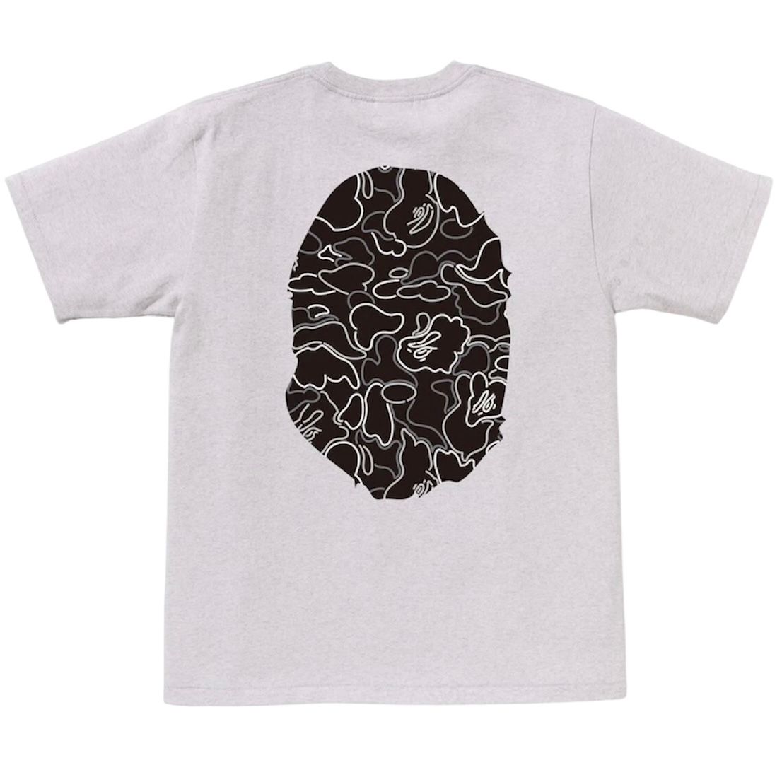 Bape Neon Camo Big Ape Tee (Gray)