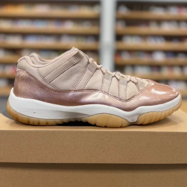 Jordan 11 Retro Low Rose Gold (Women's) - Preowned