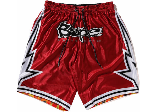 BAPE Reversible Basketball Shorts (Red)