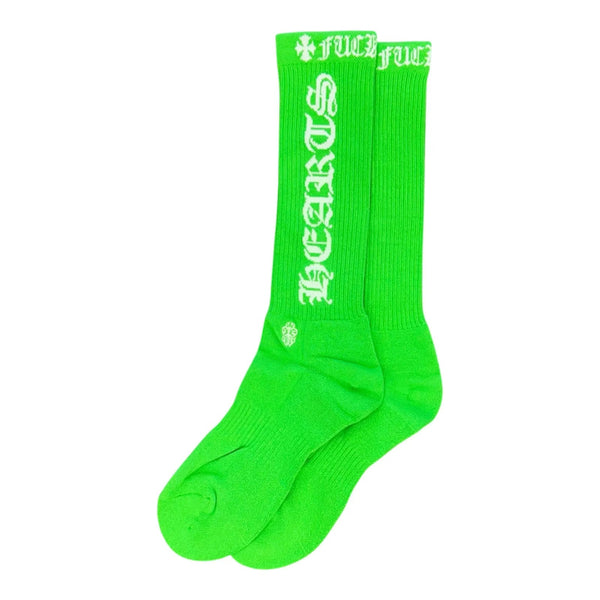 Chrome Hearts CH Logo Socks (Green)
