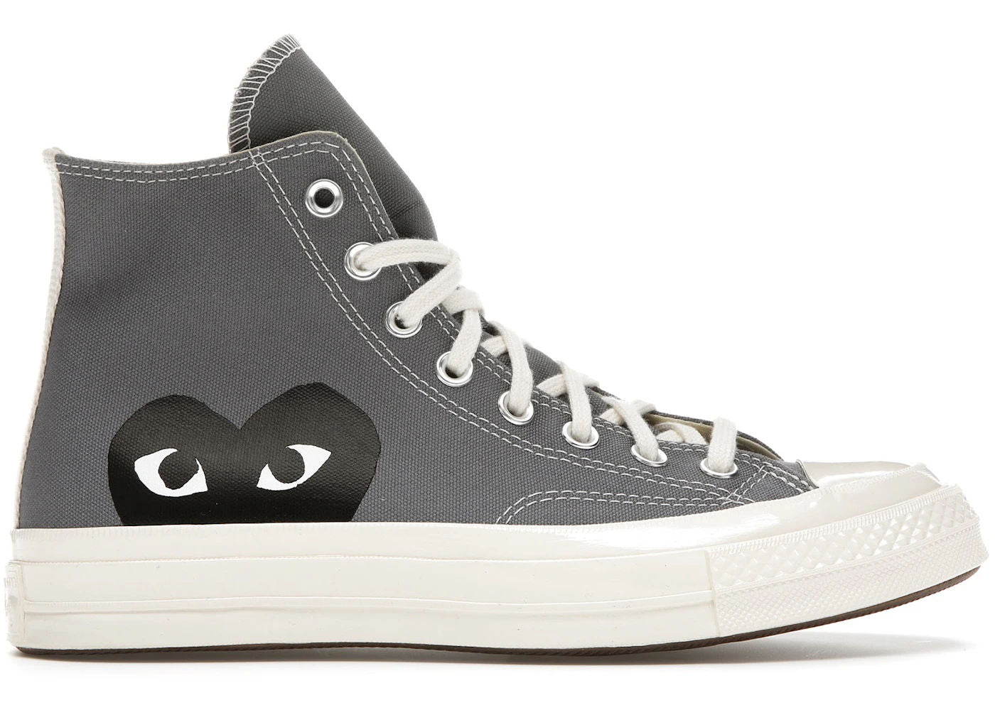 Converse Chuck Taylor All Star 70 Hi Comme des Garcons PLAY Grey - Preowned