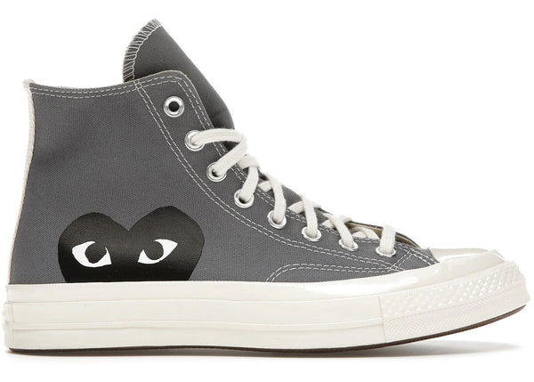 BRAND NEW STEAL - Converse Chuck Taylor All Star 70 Hi Comme des Garcons PLAY Grey