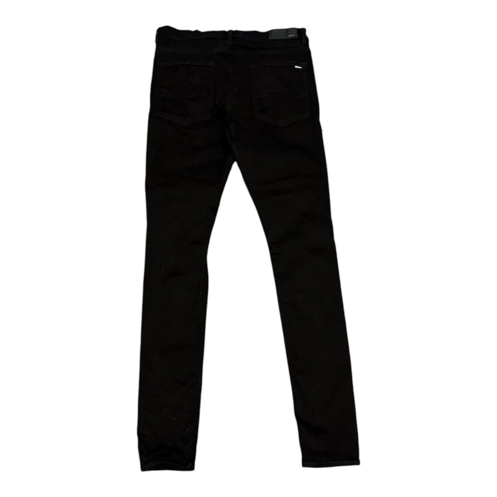 Amiri Mx1 Leather Patch (Black/Black) - Preowned