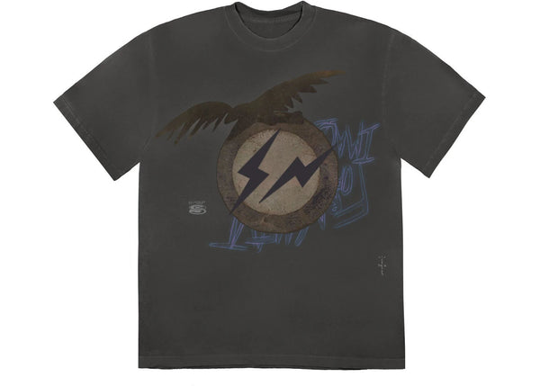 Travis Scott Cactus Jack For Fragment Create Tee (Washed Black) - Preowned