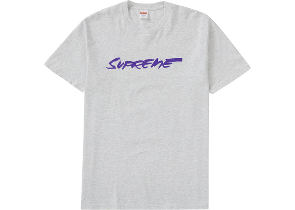 Supreme Futura Logo Tee Ash Grey