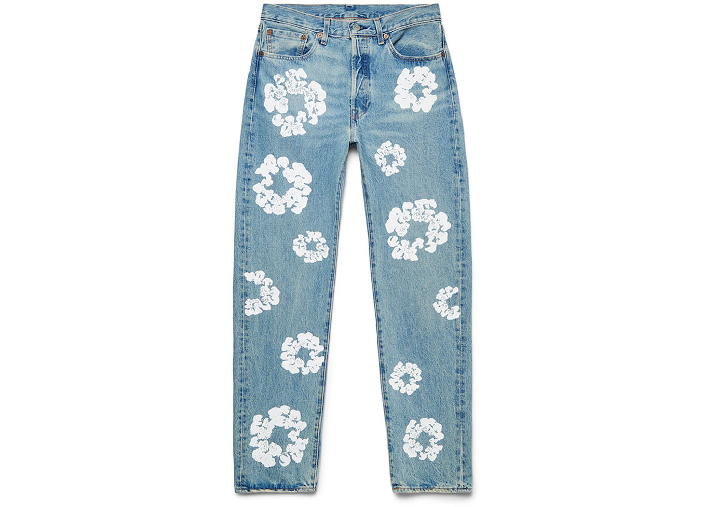 Denim Tears x Levi's Cotton Wreath Jean Light Wash - Preowned