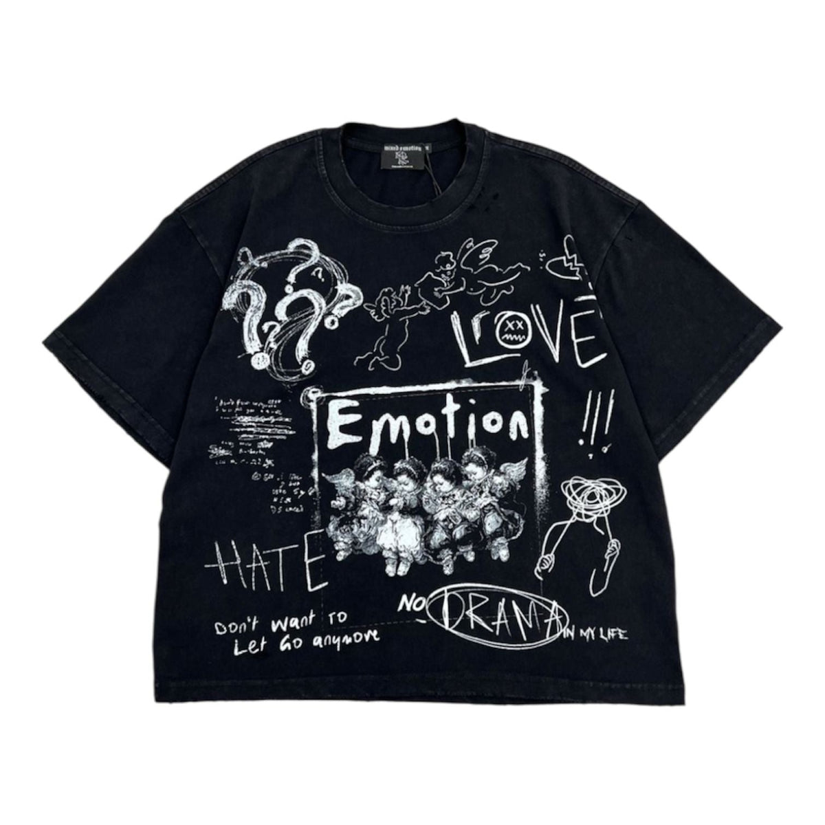 Mixed Emotion Chaos Tee (Black) - Preowned