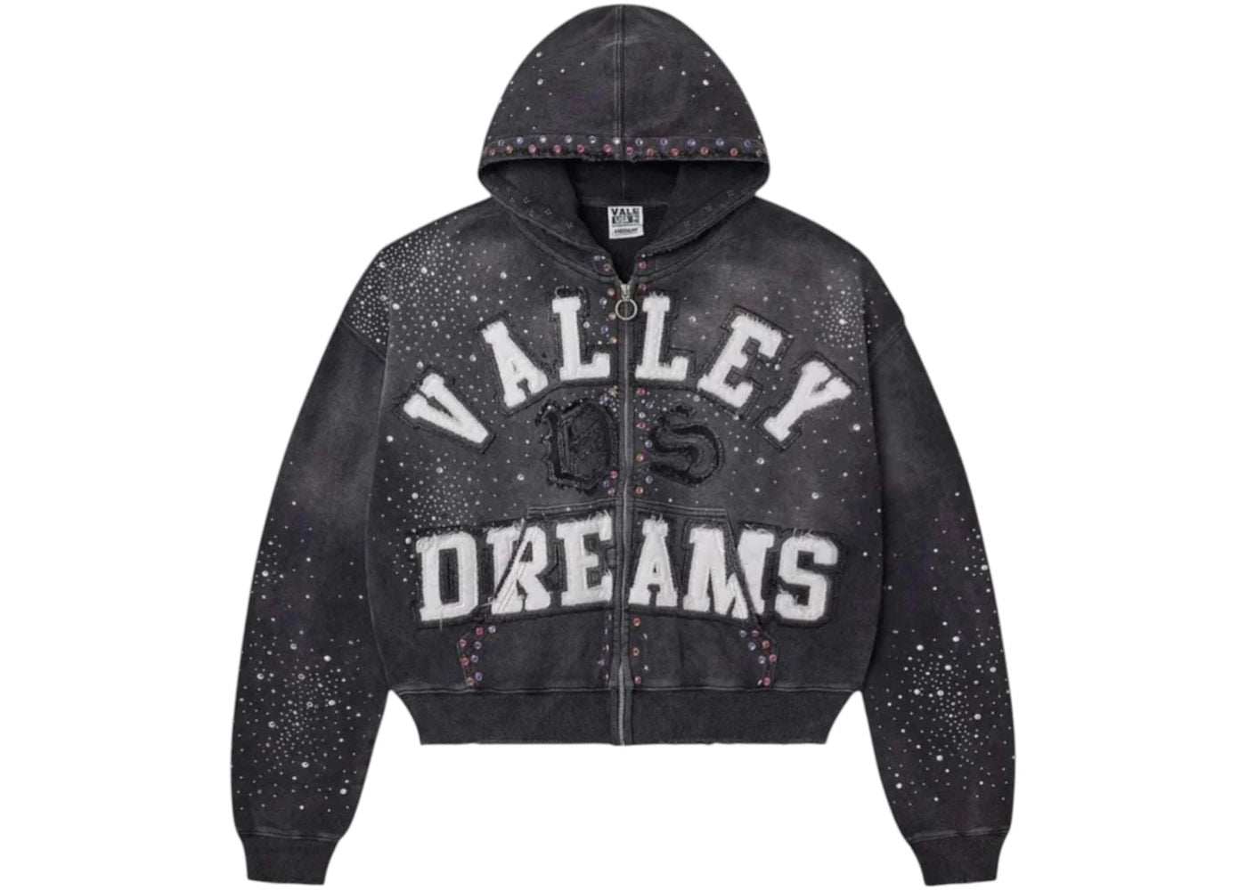 Vale Forever Classico Zip Up Hoodie Black - Preowned