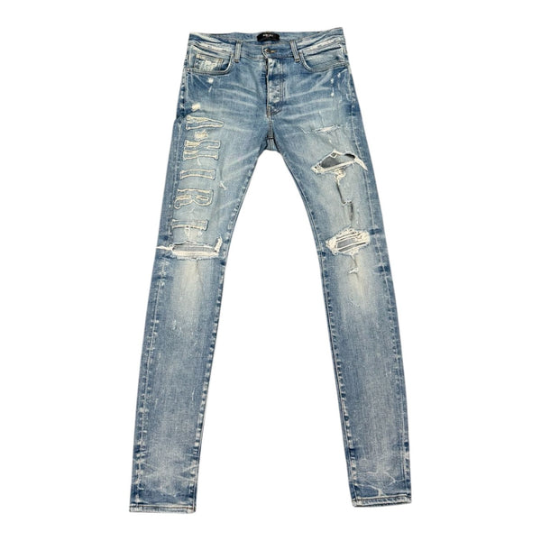 Amiri Denim Logo Applique Jean (Indigo)
